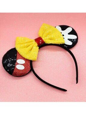 Handmade | Disney | Yellow Mouse Ear Headband